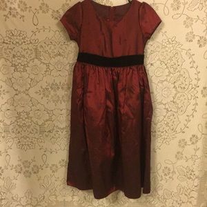 Melody Kids Girls Fancy Dress Sz 9/10 pre-loved Like NEW Cranberry All occasion